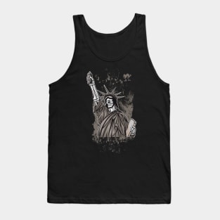 Statue of Liberty Skull Tank Top